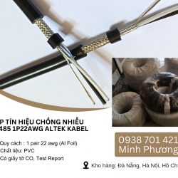 Cáp tín hiệu RS485 vặn xoắn chống nhiễu 1p22awg Thanh Hóa, Nghệ An, Hà Tĩnh