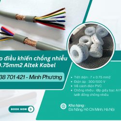 Cáp điều khiển chống nhiễu 7x0.75mm² Altek Kabel - Ứng dụng & báo giá mới nhất