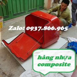 Thùng chở hàng sau xe máy giá tại xưởng