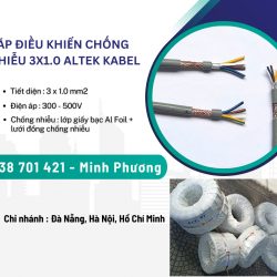 Cáp điều khiển chống nhiễu 3x1.0 Quãng Bình, Quảng Nam, Thanh Hóa