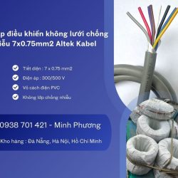 Cáp tín hiệu không lưới Altek Kabel 7x0.75mm2 kho tại Đà Nẵng, Hà Nội, HCM