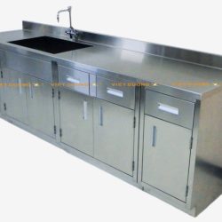 Bàn thí nghiệm inox phòng sạch, Bàn thí nghiệm inox phòng vi sinh, phòng lab