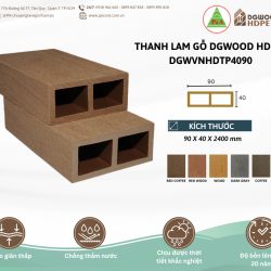 Thanh lam nhựa Dgwood DGWVNPOHDTP9040 - P&A cung cắp và thi công lắp đặt trọngói