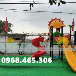 Cầu trượt trẻ em liên hoàn nhập khẩu ngoài trời uy tín chất lượng cao