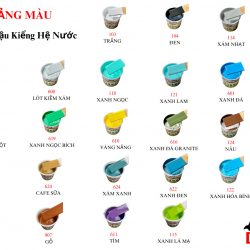 Sơn chậu kiểng hệ nước Dolphin