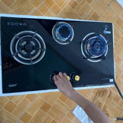 Bếp gas âm 03 lò nấu ăn nhanh chóng và tiện lợi