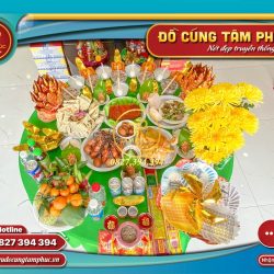 Mâm cúng Tất Niên cuối năm tại Cần Thơ.