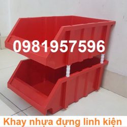 Khay nhựa đựng linh kiện, khay đựng phụ tùng, kệ nhựa đựng phụ tùng