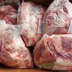 Nạc vai heo đông lạnh nhập khẩu Brazil, Thùng 18kg