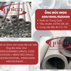 Ống đúc 409/409S/SUS409 - Unico Steel