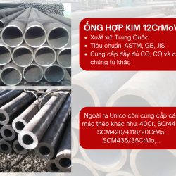 Ống hợp kim 12CrMoV - Unico Steel