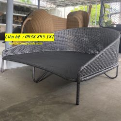 Xưởng bàn ghế nhựa giả mây, xưởng ghế hồ bơi mây nhựa
