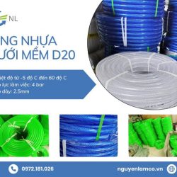 ỐNG NHỰA LƯỚI D20 BỀN DAI CHUYÊN DÙNG DẪN NƯỚC