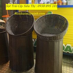 Sọt đựng trái cây cho siêu thị, khay trưng bày trái cây siêu thị aeon