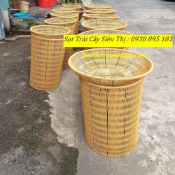 Sọt mây đựng trái cây siêu thị Go