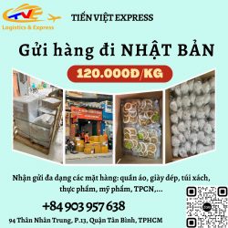 Gửi hàng đi Nhật Bản  - Tiến Việt Express