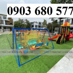 Sản xuất - lắp đặt nhà banh, nhà bóng ngoài trời cho trẻ em mầm non