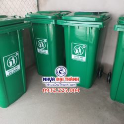 Thùng rác nhựa 240L loại dày 13kg Chất lượng