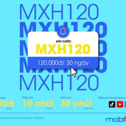MXH120 - Gọi điện thoải mái + Lướt web thả ga chỉ 120k/tháng