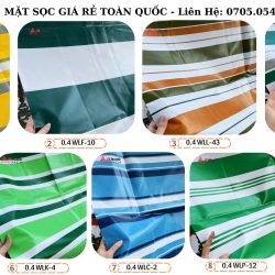 Cung cấp bạt tarpaulin nhiều màu giá sale sập sàn