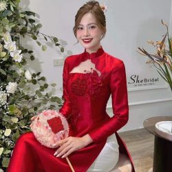 14.4  Áo dài cưới  Tròn Xinh Bigsize