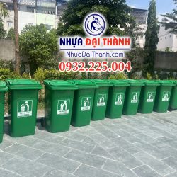 Thùng rác nhựa 240 lít HDPE chất lượng-Nhựa Đại Thành