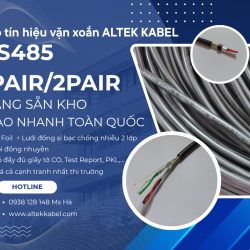 Cáp tín hiệu RS485 – truyền xa, chống nhiễu cực tốt