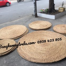 Thảm lục bình tròn trải sàn
