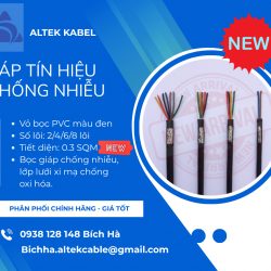 Cáp tín hiệu chống nhiễu Altek Kabel 0.3mm2 gồm 2/4/6/8 lõi