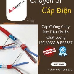bảng giá cáp chống cháy 2 x 0.75 -  tiêu chuẩn IEC 60331 & BS6387