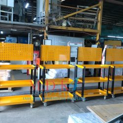 Kệ xe đẩy có bản treo