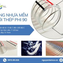 BÁO GIÁ ỐNG NHỰA MỀM LÕI THÉP PHI 90 SỐ LƯỢNG LỚN