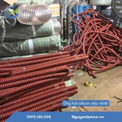 ỐNG HÚT SILICON CHỊU NHIỆT DẪN KHÍ NÓNG ĐỦ KÍCH CỠ