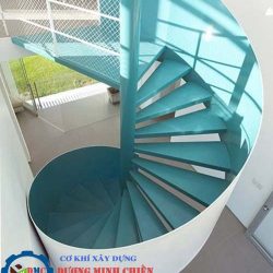 Mẫu cầu thang sắt đẹp năm 2023