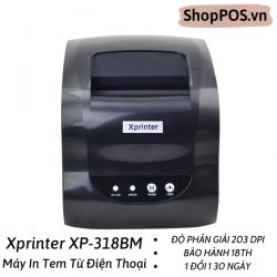 Máy in mã vạch xp 318BM