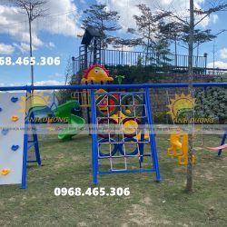 Thang leo cầu trượt trẻ em, xích đu khu vui chơi trẻ em