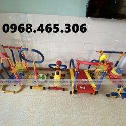 Thiết bị tập gym mầm non nhập khẩu, dụng cụ gym mầm non