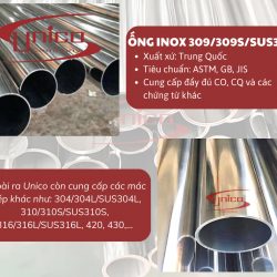 Ống inox 309/309S/SUS309 - Unico Steel