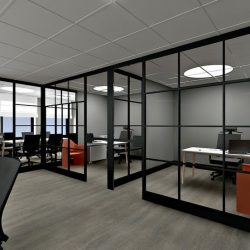 Vách ngăn kính văn phòng – Giải pháp hiện đại cho không gian làm việc