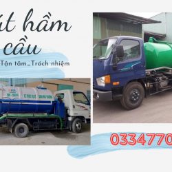 Hút hầm cầu_Thông bồn rửa chén_Thông cống (Thành phát)