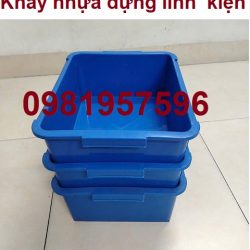 Thùng nhựa đặc A3 đựng phụ tùng, linh kiện trong các nhà xưởng