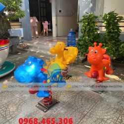 Con vật nhún lò xo trẻ em mầm non, thú nhún lò xo trẻ em