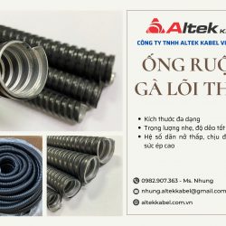 Ống ruột gà lõi thép nâng cao an toàn, hạn chế rủi ro