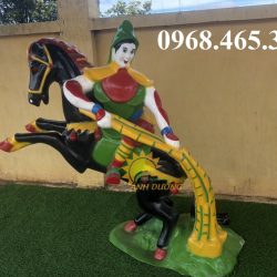 Tượng Thạch Sanh, Chú bé cưỡi trâu bằng nhựa composite