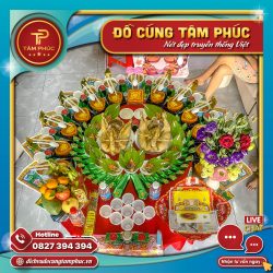 Mâm cúng Thôi Nôi cho các bé yêu.