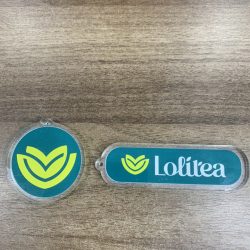 Móc khóa nhựa mềm in quảng cáo