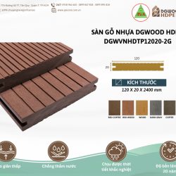 P&A cung cấp và thi công hạng mục sàn từ gỗ nhân tạo ngoài trời - DGWOOD HDPE