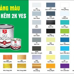 Sơn chuyên dụng 2K kẽm màu Yes