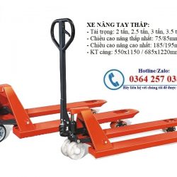 Xe nâng tay thấp, xe nâng tay cao giá rẻ trên Toàn quốc