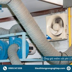 ỐNG GIÓ MỀM VẢI D175 THÔNG GIÓ KHÔNG BẢO ÔN GIÁ TỐT